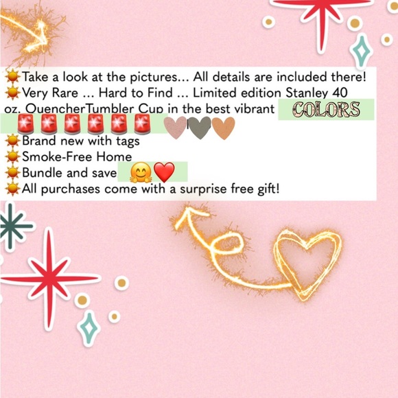 Stanley Adventure Quencher Flow-state Tumbler in 🌸Rose Quartz🌸 - Picture 4 of 4